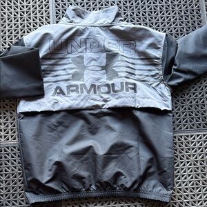 NEW Under Armour Two-Tone Jacket in Black and Gray